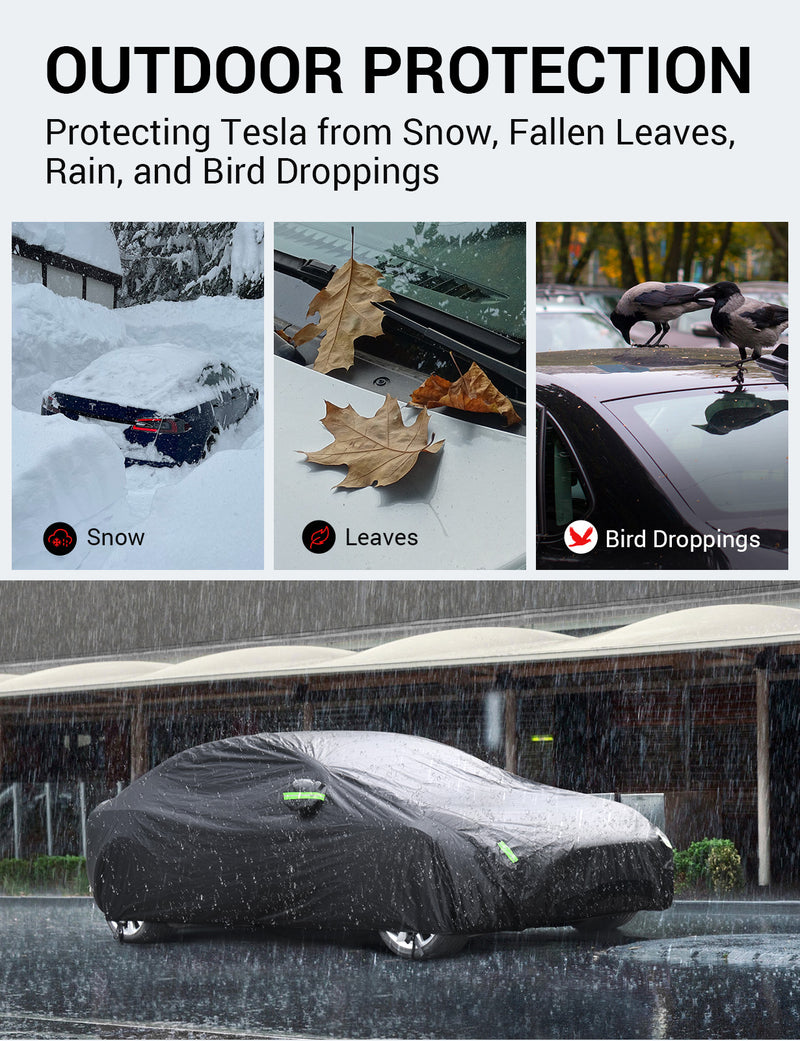 Car Cover for Tesla Model 3 - Instructions 