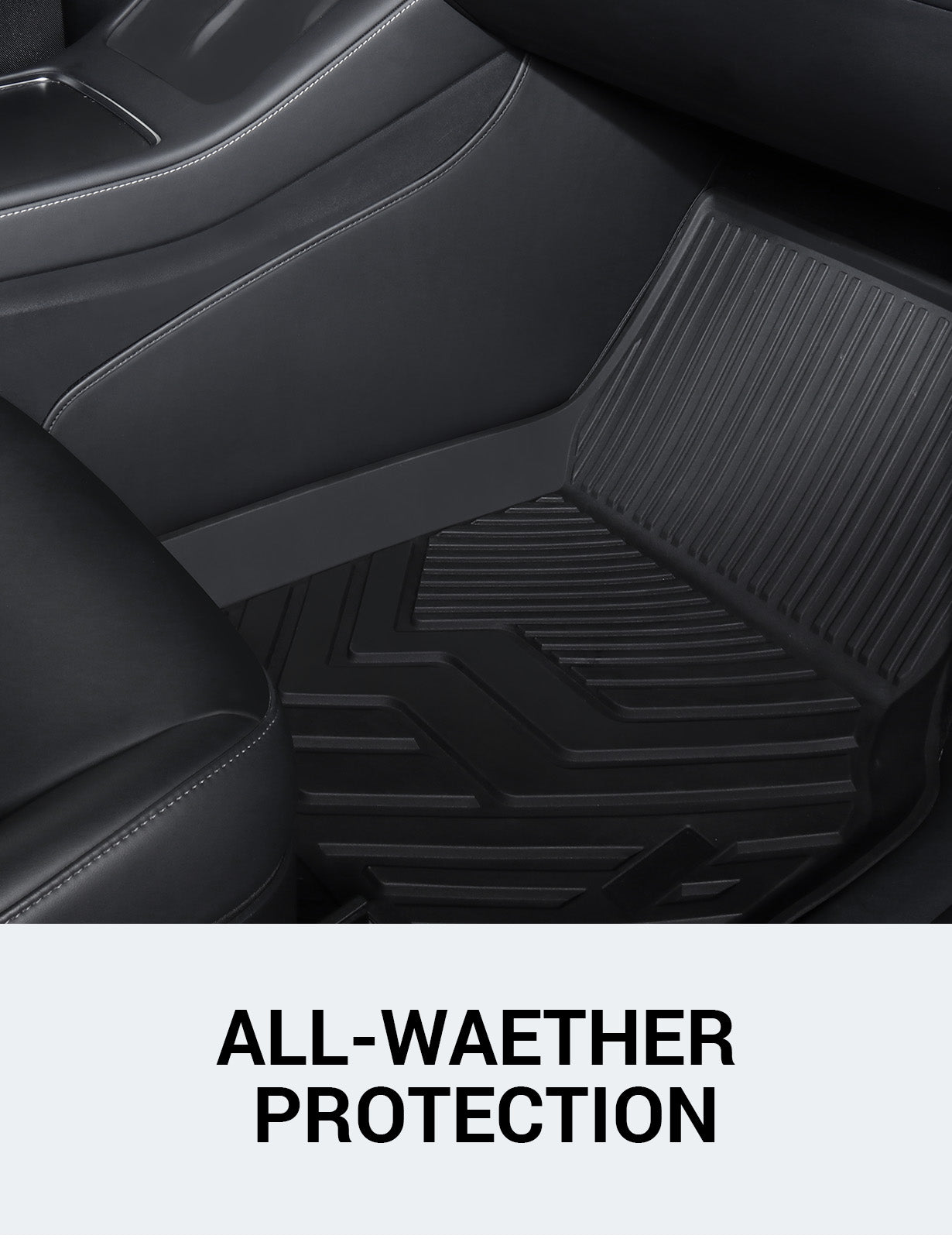 BASENOR Center Console Side Anti-Kick Mats for Tesla Model Y 2020 2021 2022 2023 Waterproof & Dust Resistant Protector Cover Leather Pad Model Y Interior Accessories 2PCS SIF 反查流量词