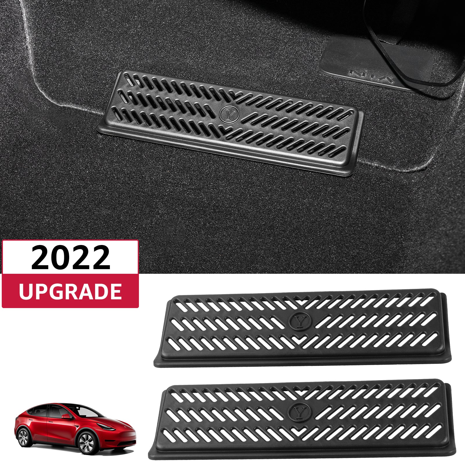 BASENOR Backseat Air Vent Cover for 2020-2023 Tesla Model Y