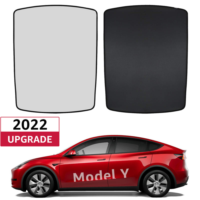 For Tesla Model Y 2019-2022 2023 Car Electrostatic Adsorption Sunroof  Sunshade Heat Insulation Skylight Sticker Auto Accessories - AliExpress