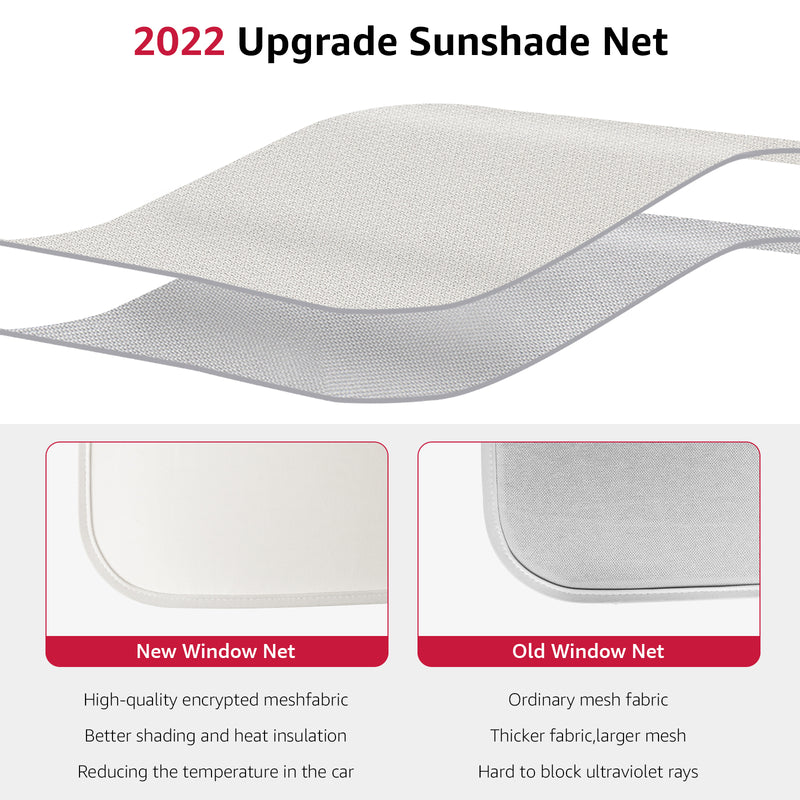 Basenor Tesla Model 3 Sunshade Front & Rear Glass Roof Sun Shades