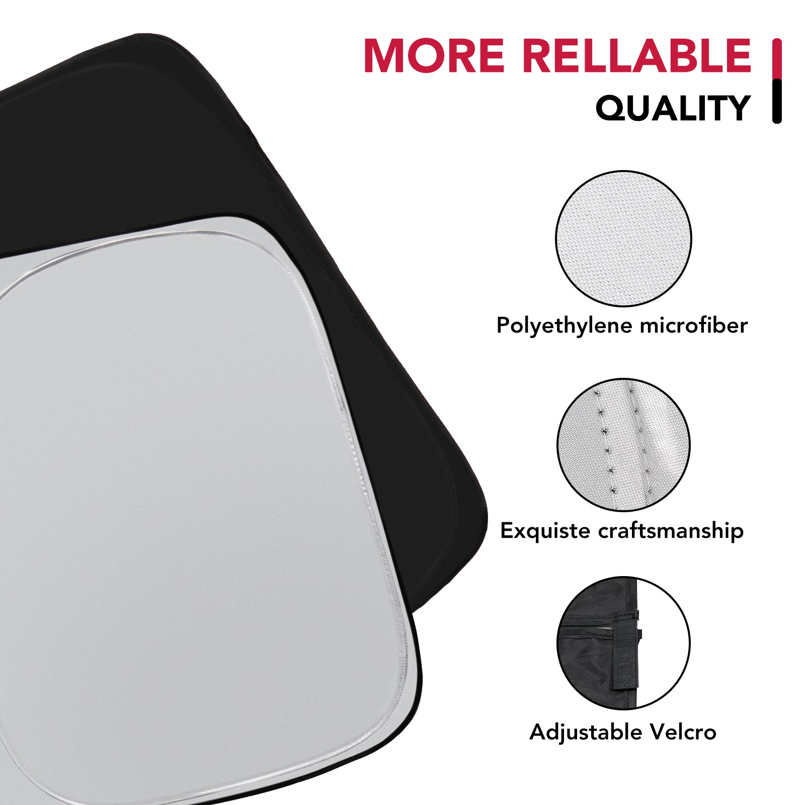 BASENOR Windshield Sunshade for Tesla Model Y Model 3