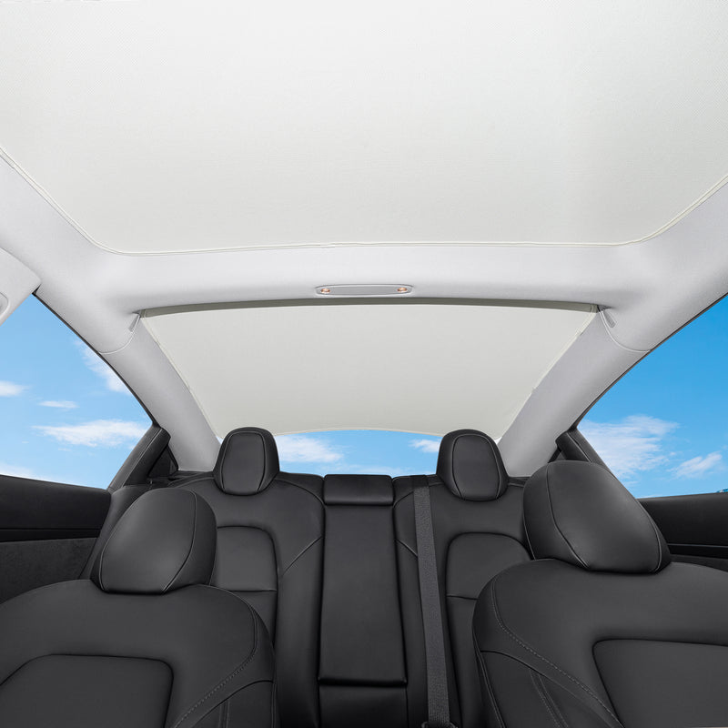 BASENOR Tesla Model 3 Sonnenschutz vorne und hinten, Glasdach-Sonnenschutz  mit reflektierenden Oberlichtabdeckungen 4er-Set 2023 2022 2021 Model 3