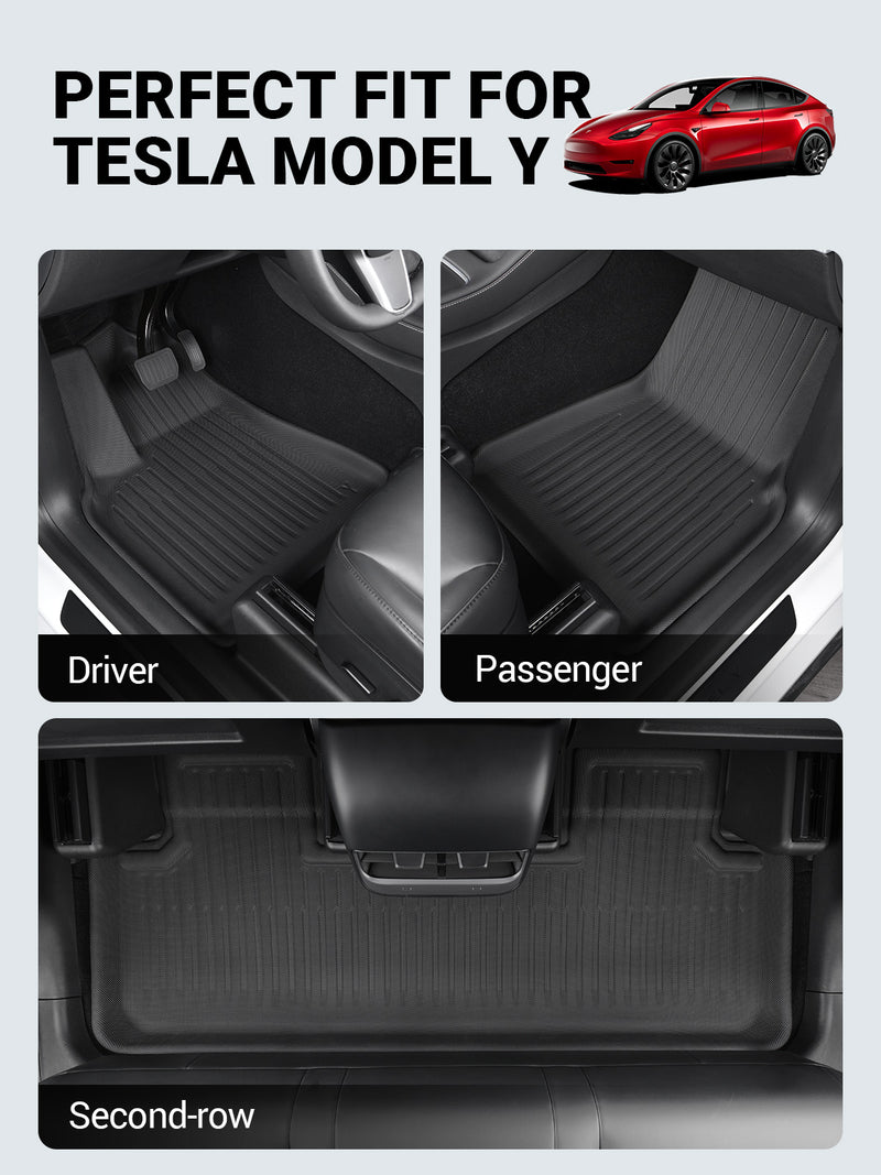 BASENOR Tesla Model Y Bodenmatte TPE Full Set Matten