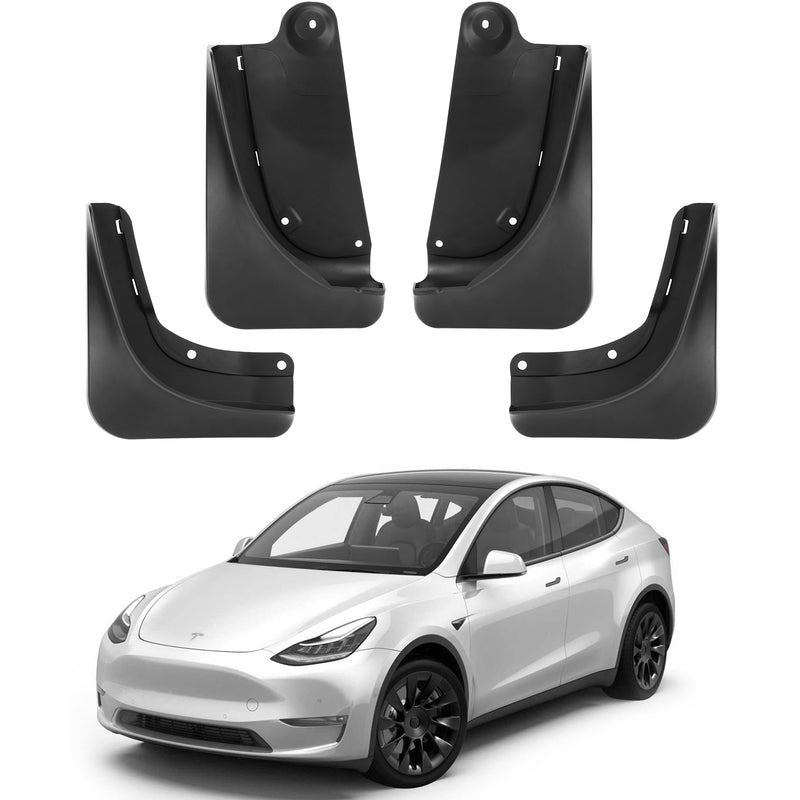 Keep Your Tesla Model Y Clean with Mud Flaps