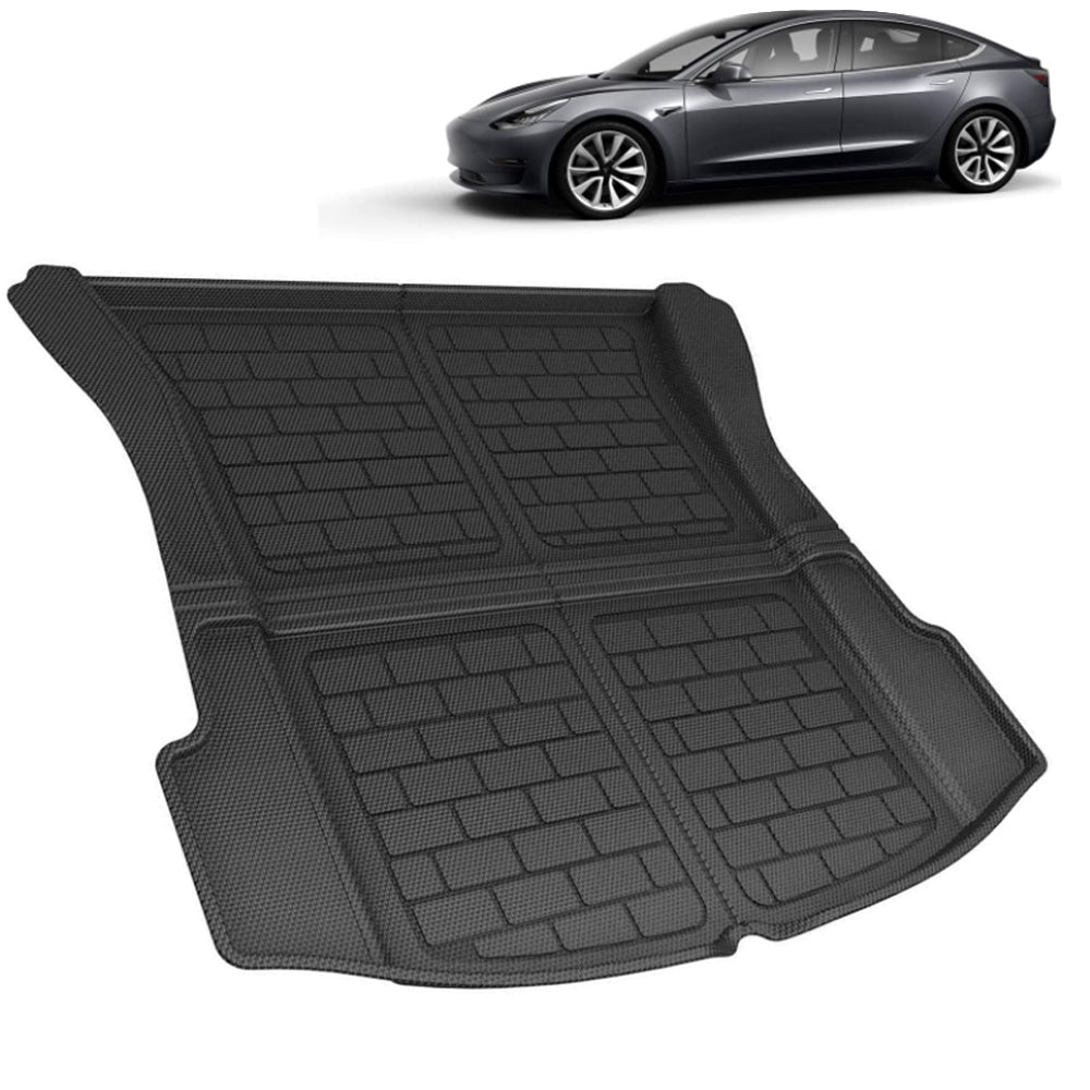 Tesla Model 3 3D Cargo Liner Rear Trunk Mat