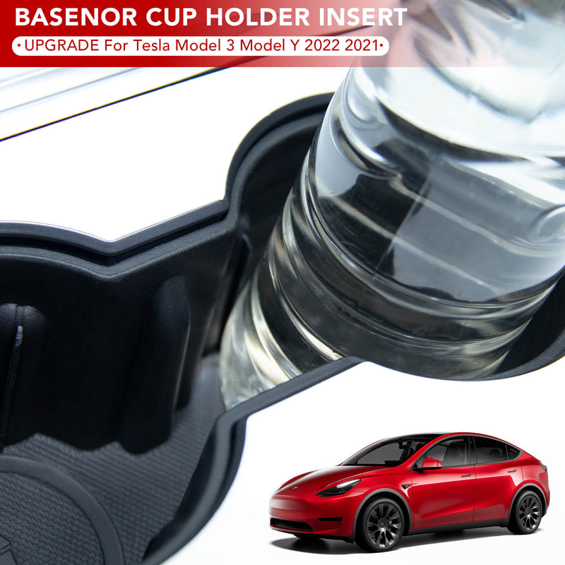 Model 3/Y Central Control Silicone Cup Holder，Water cup holder/central  control/silicone mat/water cup limiter/interior decoration/Tesla/Tesla  modification