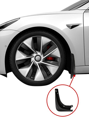 BASENOR Mud Flaps Splash Guards for 2016-2023 Tesla Model 3